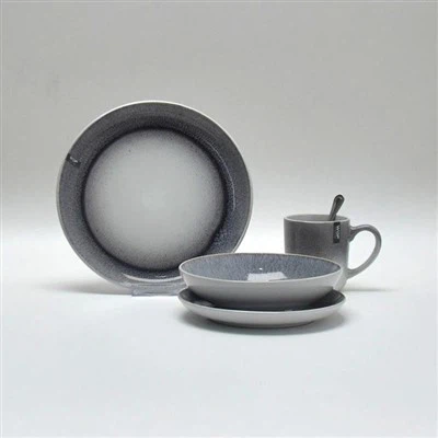 16pcs Reactive Glaze Dinner Set